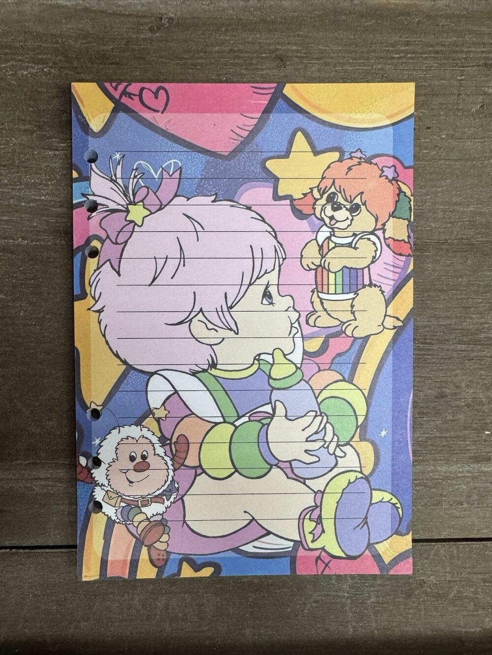 Rainbow Brite Size A5 Refill Paper (50 Sheets)